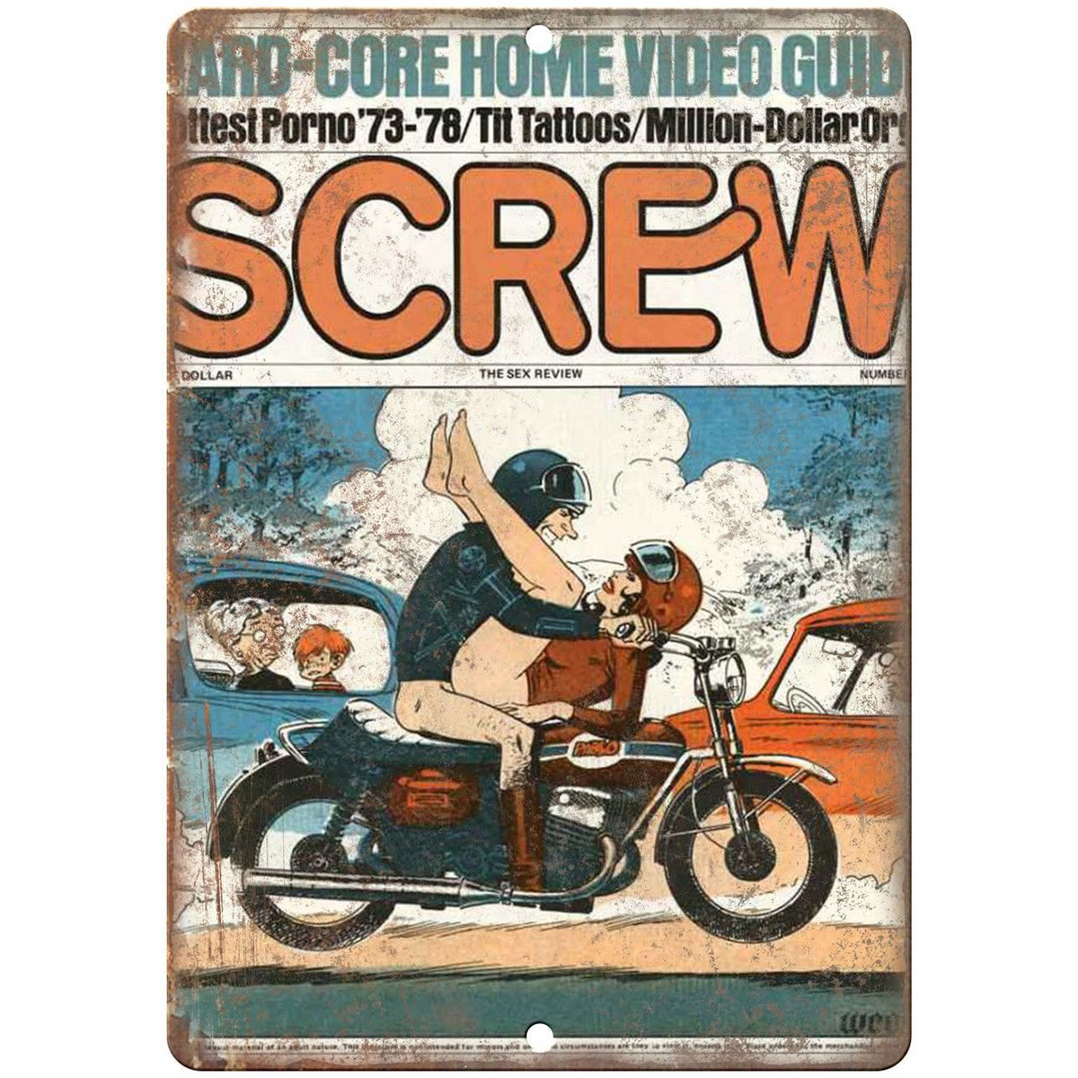 Screw Magazine The Sex Review Cover Ad 10