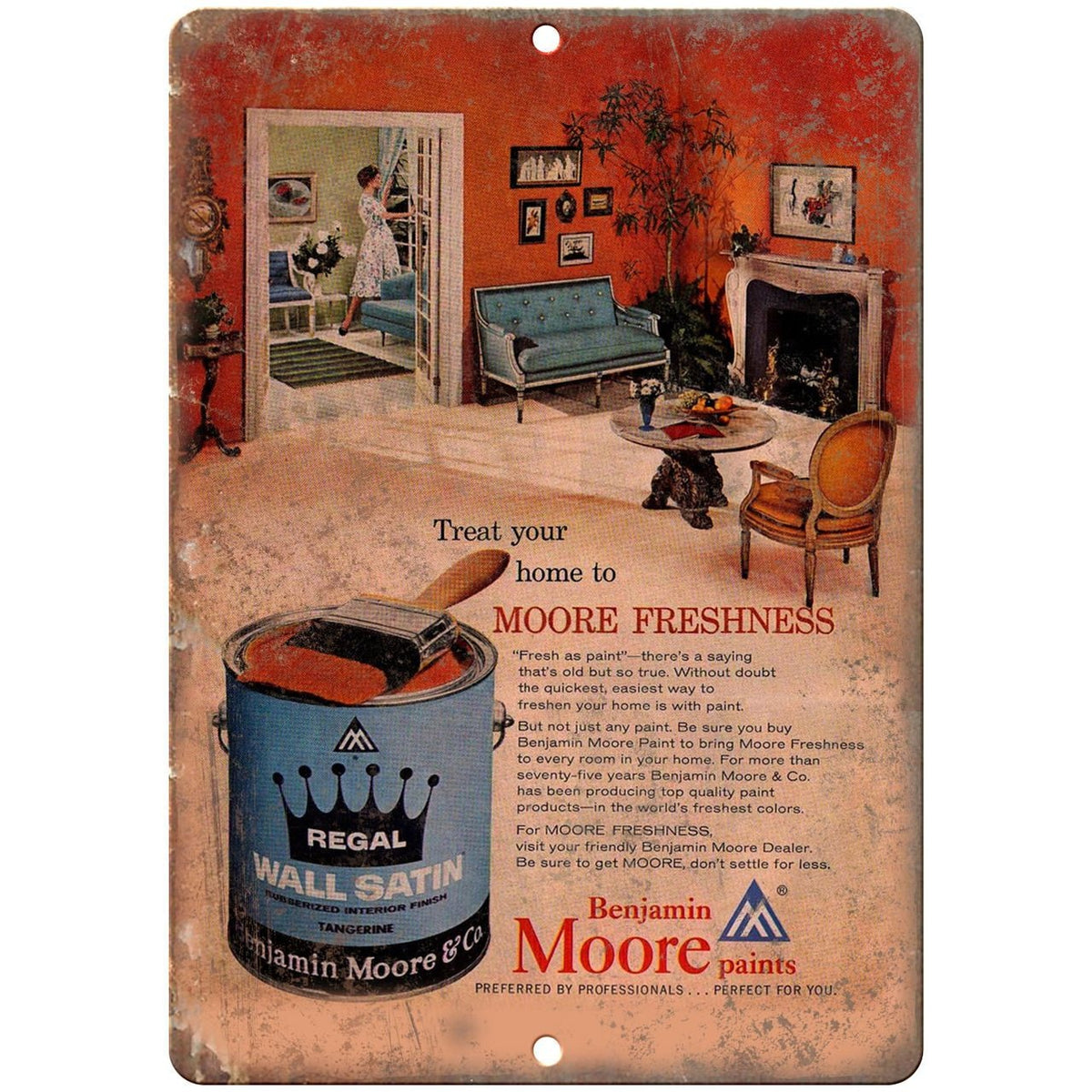 Benjamin Moore Paints Regal Vintage Ad 9