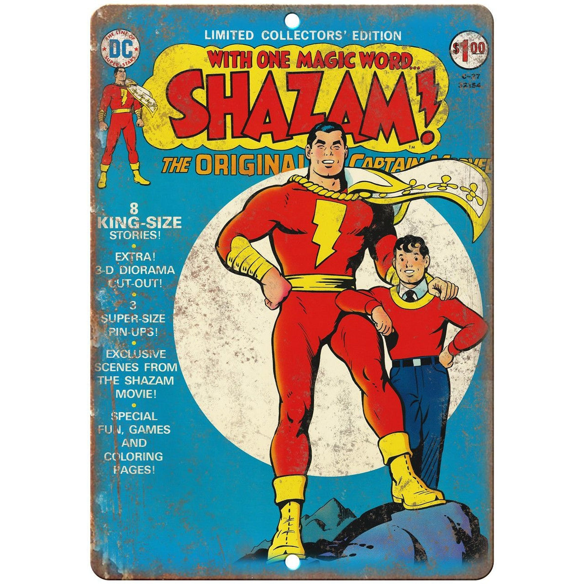 Shazam Vintage Comic Cover Art 10