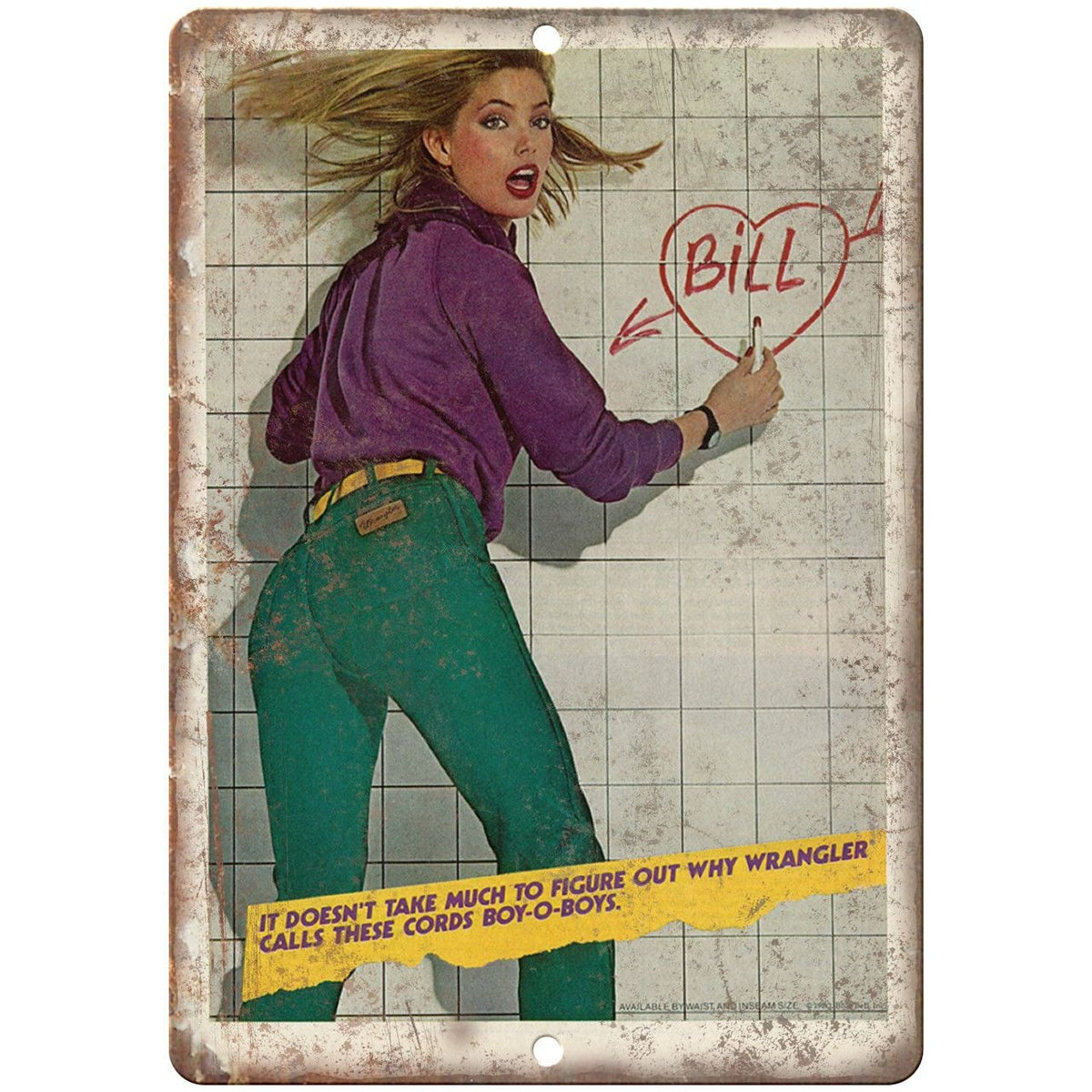 Wrangler Lady ラングラー ヴィンテージ ポスター 販促 非売品 57_4d304c33-24b1-4c48-9527-