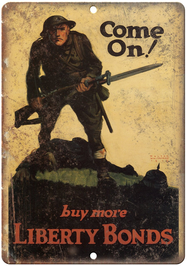 Buy Liberty Bonds Vintage War Poster Art Metal Sign