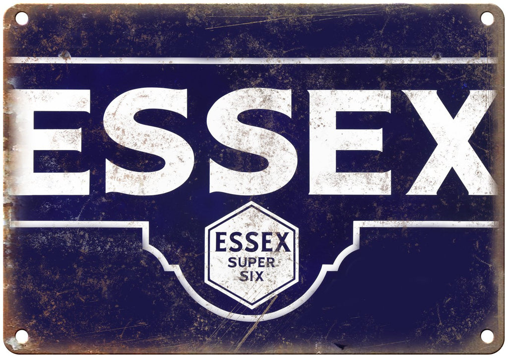 Essex Super Six Motor Oil Metal Sign