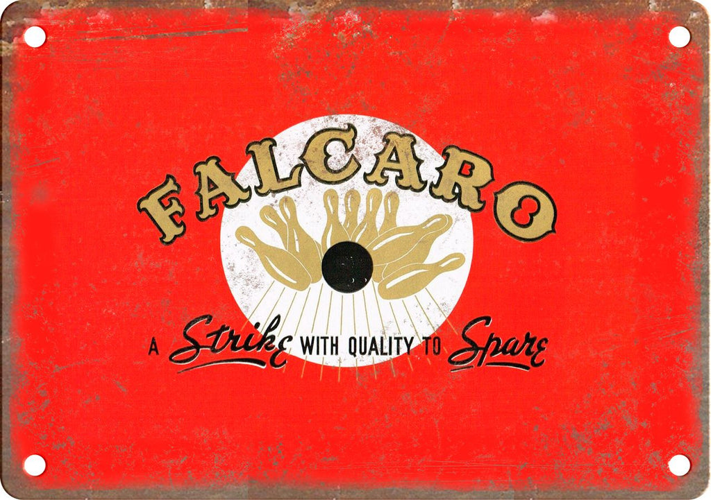 Falcaro Cigar Box Label Metal Sign