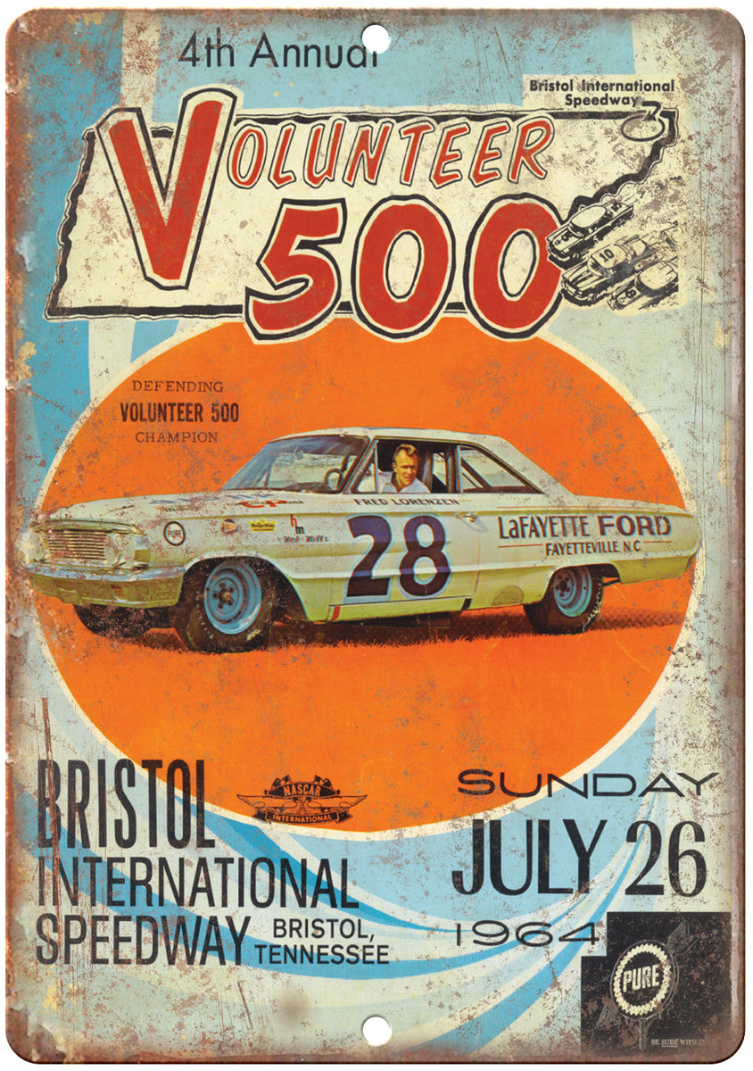 Racetrack Metal Signs – Rusty Walls Sign Shop