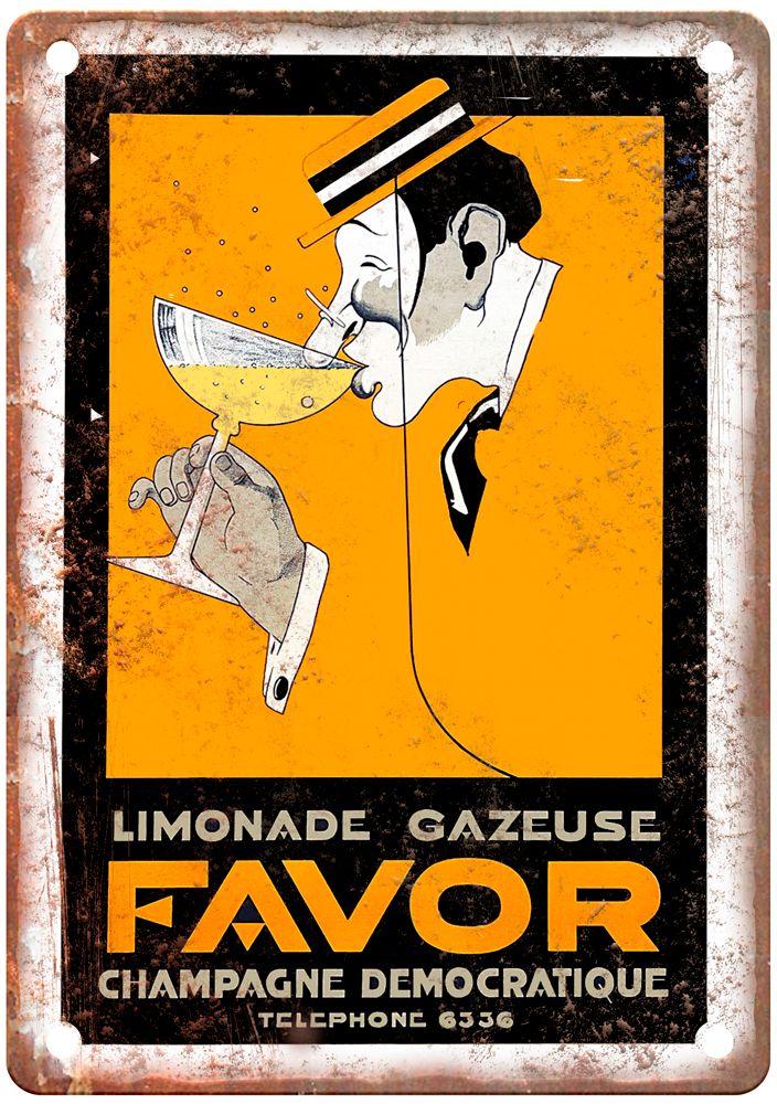 1930 Vintage Liquor Poster Retro Look Reproduction Metal Sign