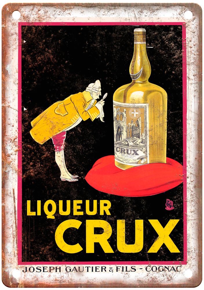 1923 Vintage Liquor Poster Retro Look Reproduction Metal Sign