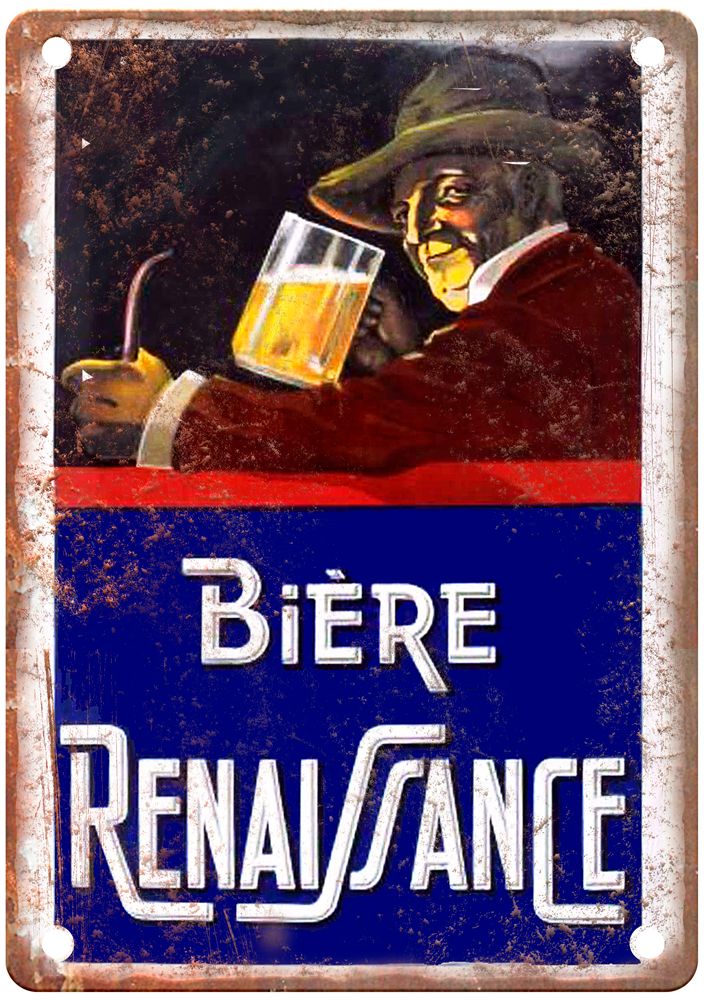 MOHR, Paul Bière Renaissance Vintage Liquor Poster Reproduction Sign