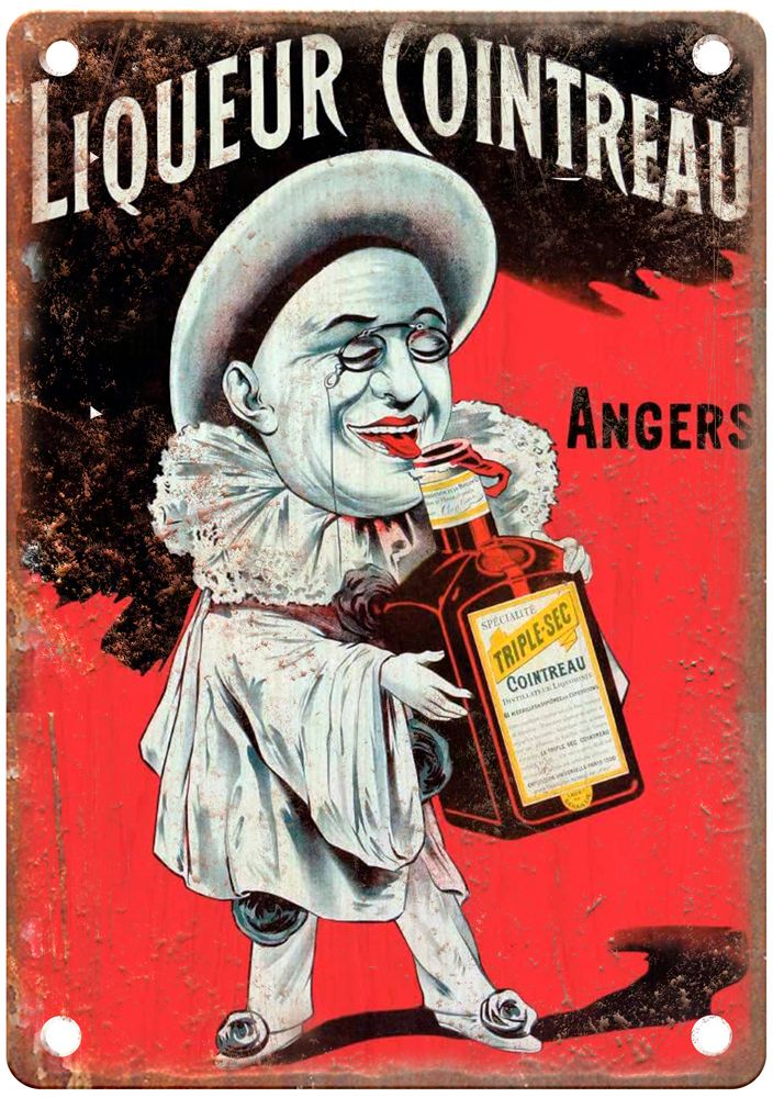 1900 Liquor Poster Retro Look Retro Look Reproduction Metal Sign