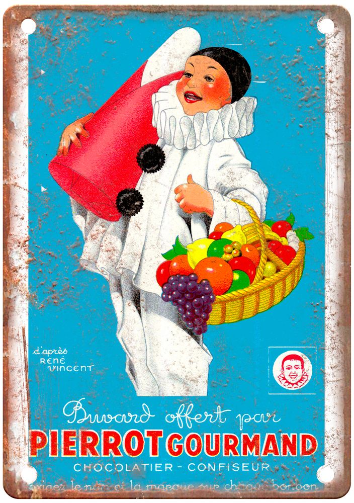 Chocolatier-Confiseur Vintage Liquor Poster Reproduction Metal Sign