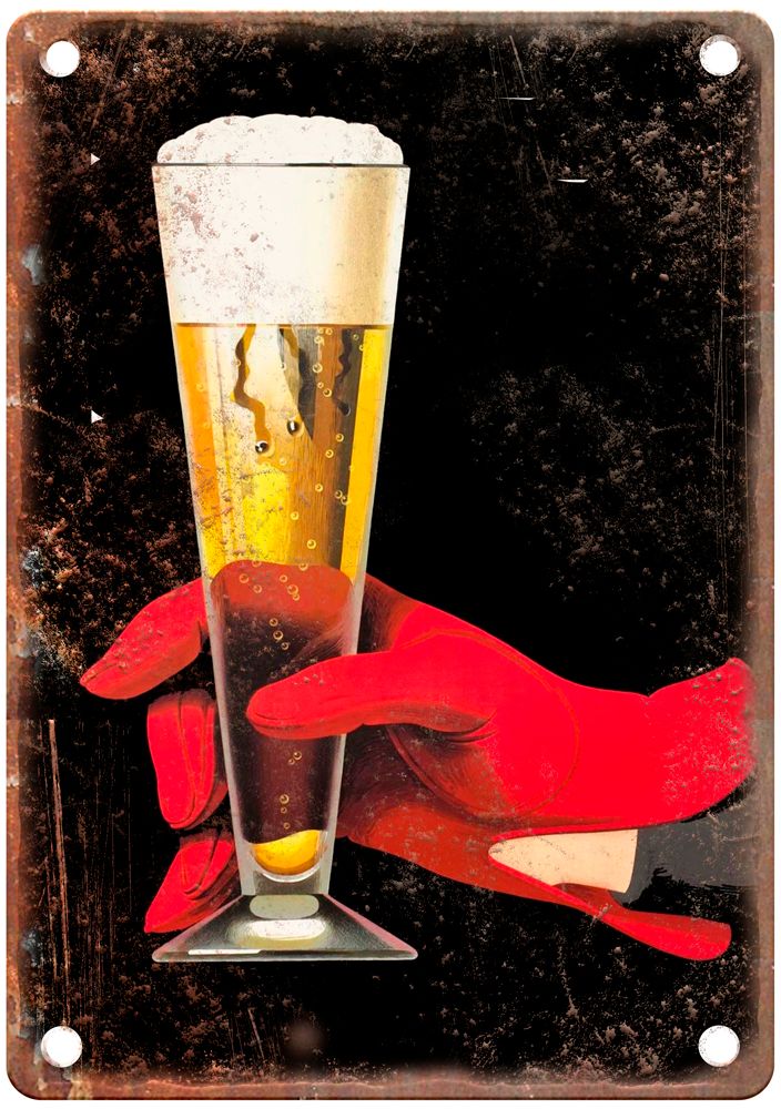 1957 Liquor Poster Retro Look Retro Look Reproduction Metal Sign