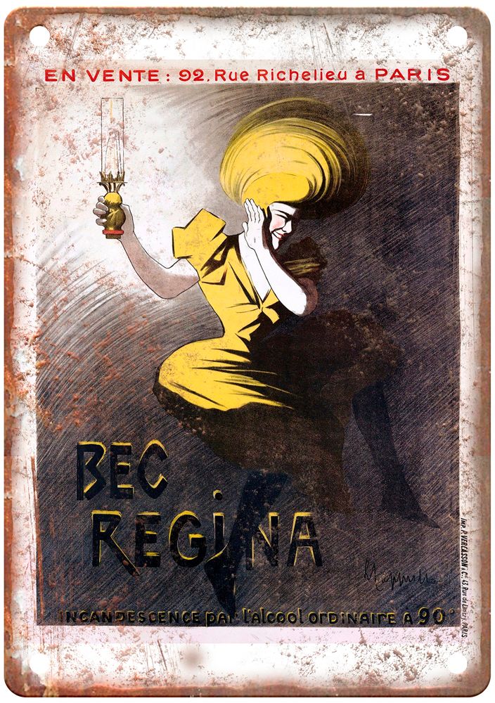 CAPPIELLO, Leonetto Bec Regina, 1901 Vintage Liquor Poster Retro Look Sign