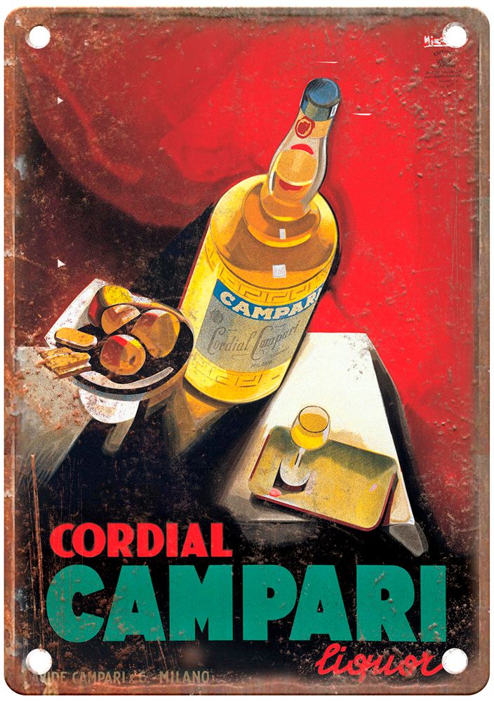 1921 Liquor Poster Retro Look Retro Look Reproduction Metal Sign