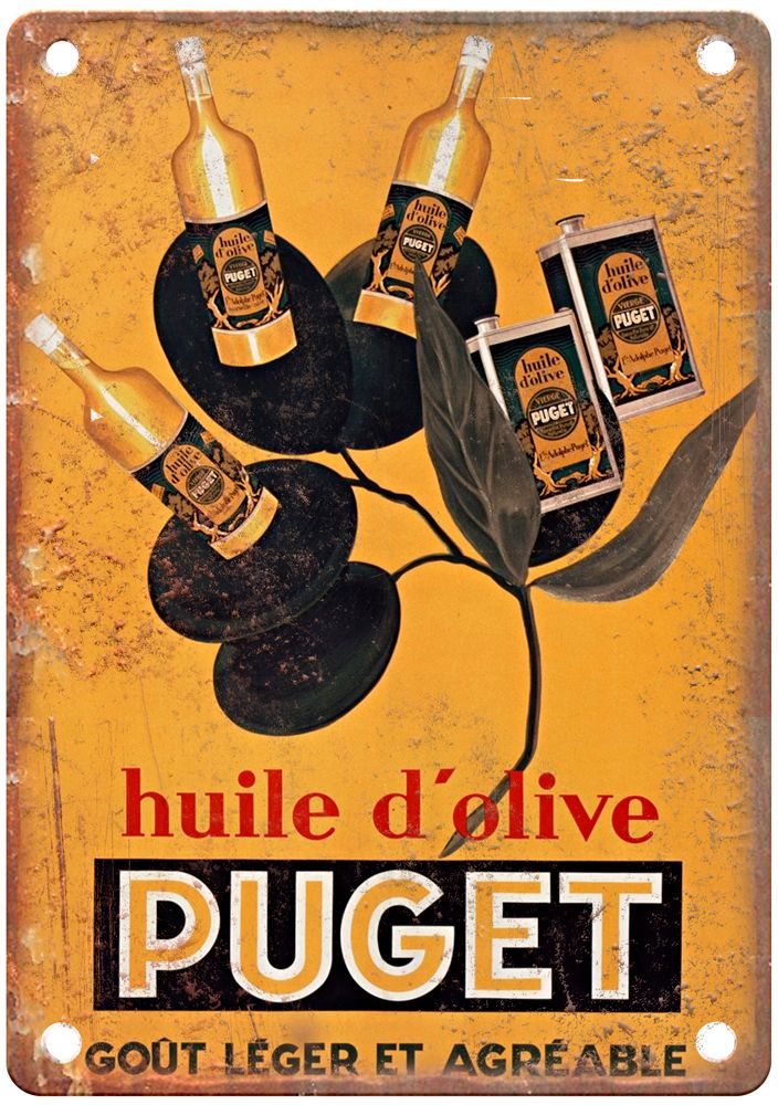 CAPPIELLO, Leonetto Huile d'Olive Puget Liquor Poster Retro Look Sign