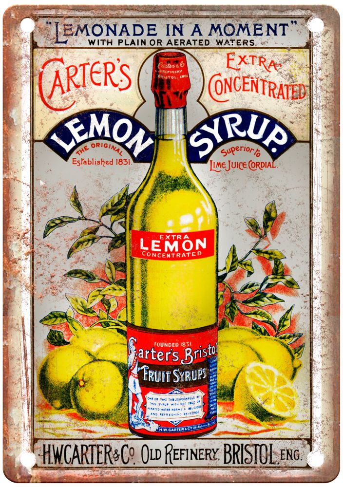 England Vintage Liquor Poster Retro Look Reproduction Metal Sign