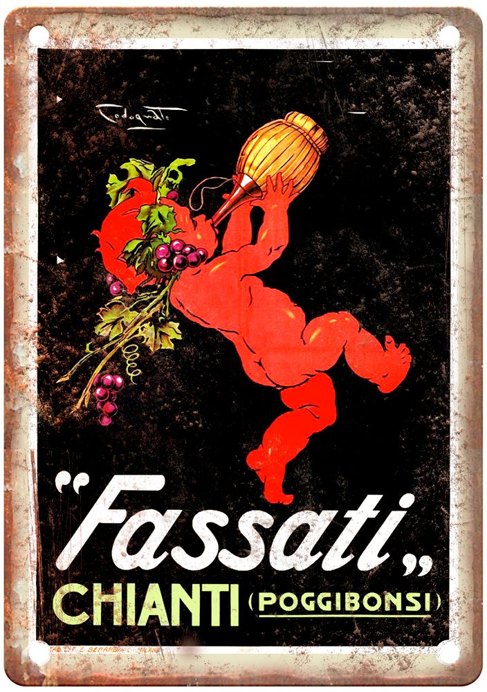 CODOGNATO, Plinio Chianti Fassati Vintage Liquor Poster Reproduction Sign