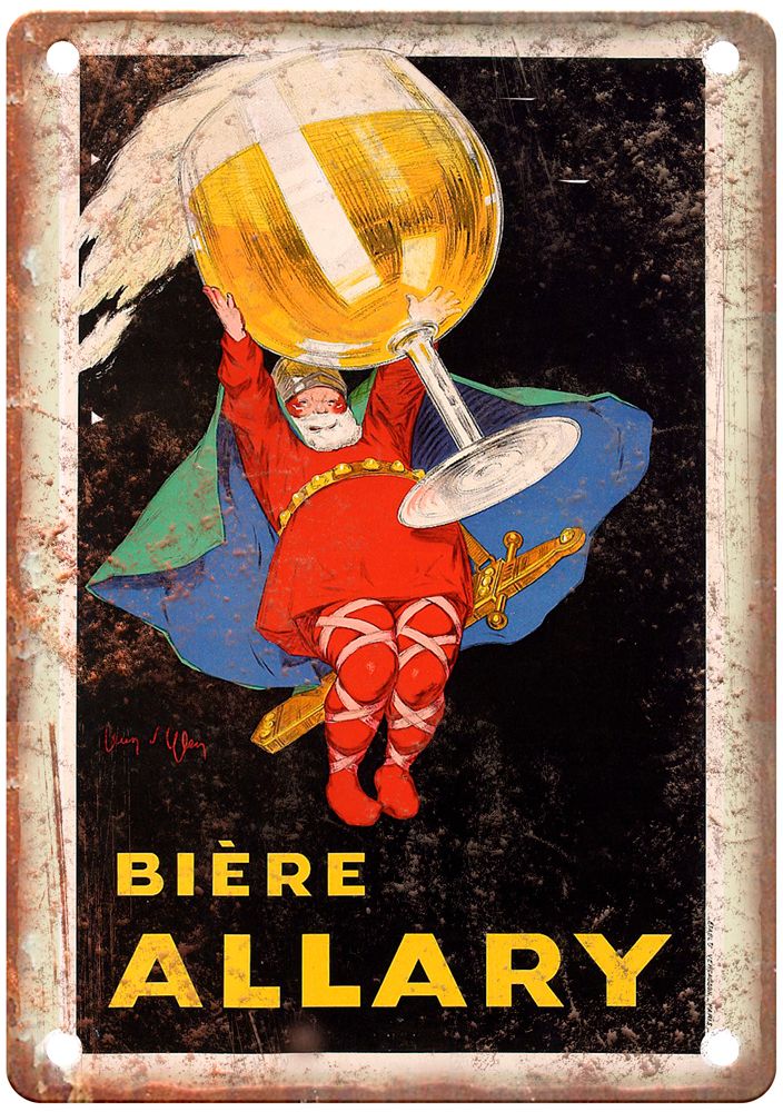 d´YLEN, Jean Bière Allary, c 1928 Vintage Liquor Poster Reproduction Sign