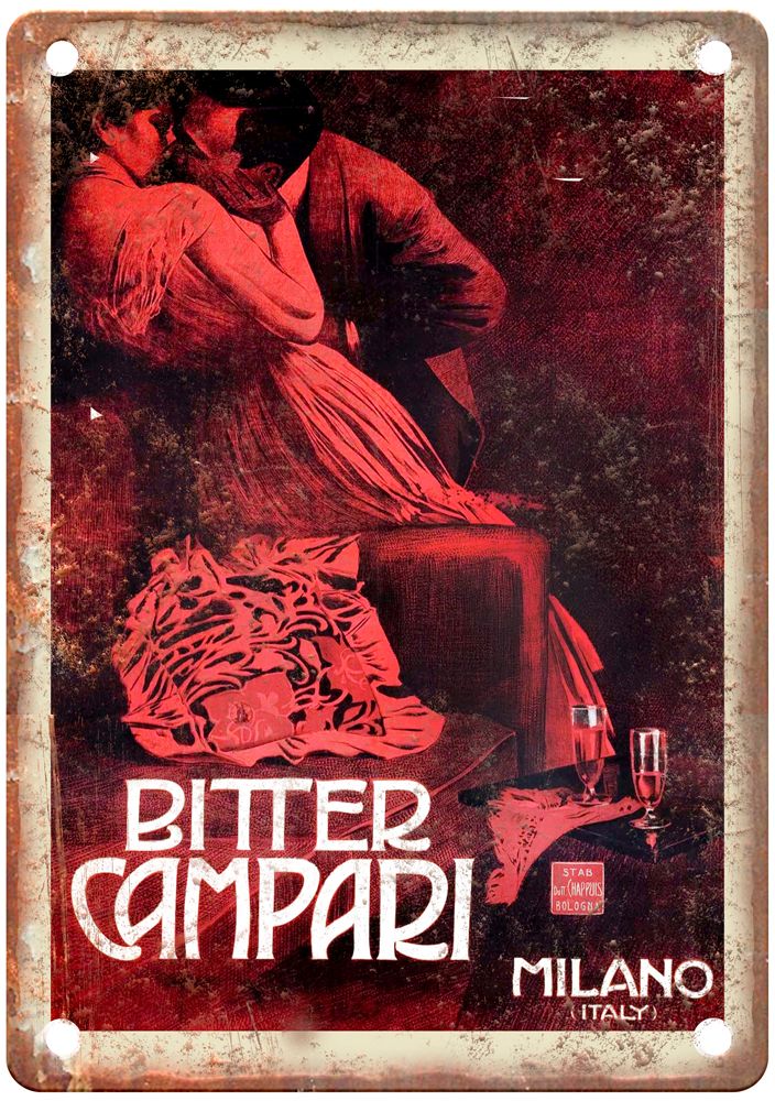 DUDOVICH Marcello-Bitter Campari-1900 Vintage Liquor Poster Retro Look Sign