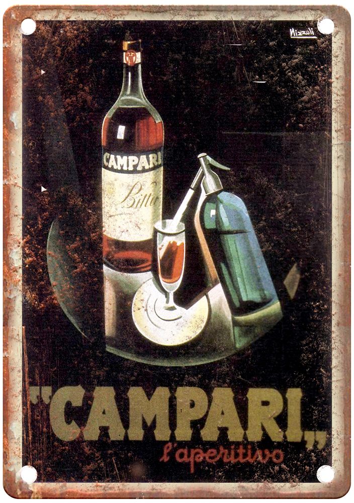 DUDOVICH Marcello-Campari-1920 Vintage Liquor Poster Reproduction Sign