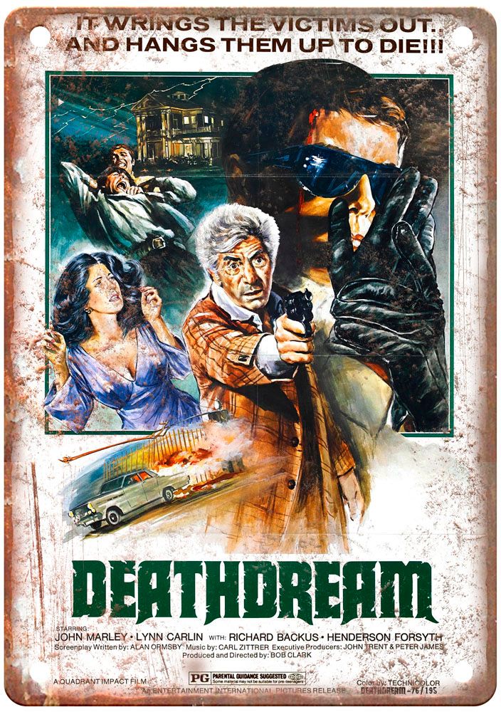 Deathdream Vintage Movie Poster Old Retro Look Metal Sign