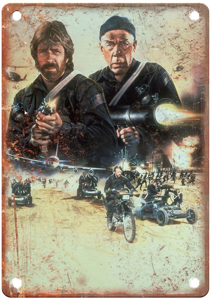 Delta Force Vintage Movie Poster Old Retro Look Metal Sign