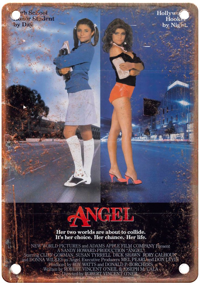 Angel Vintage Movie Poster Old Retro Look Metal Sign