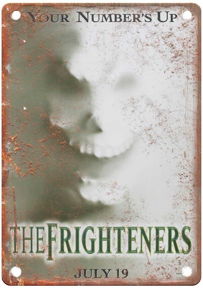 Frighteners Vintage Movie Poster Old Retro Look Metal Sign