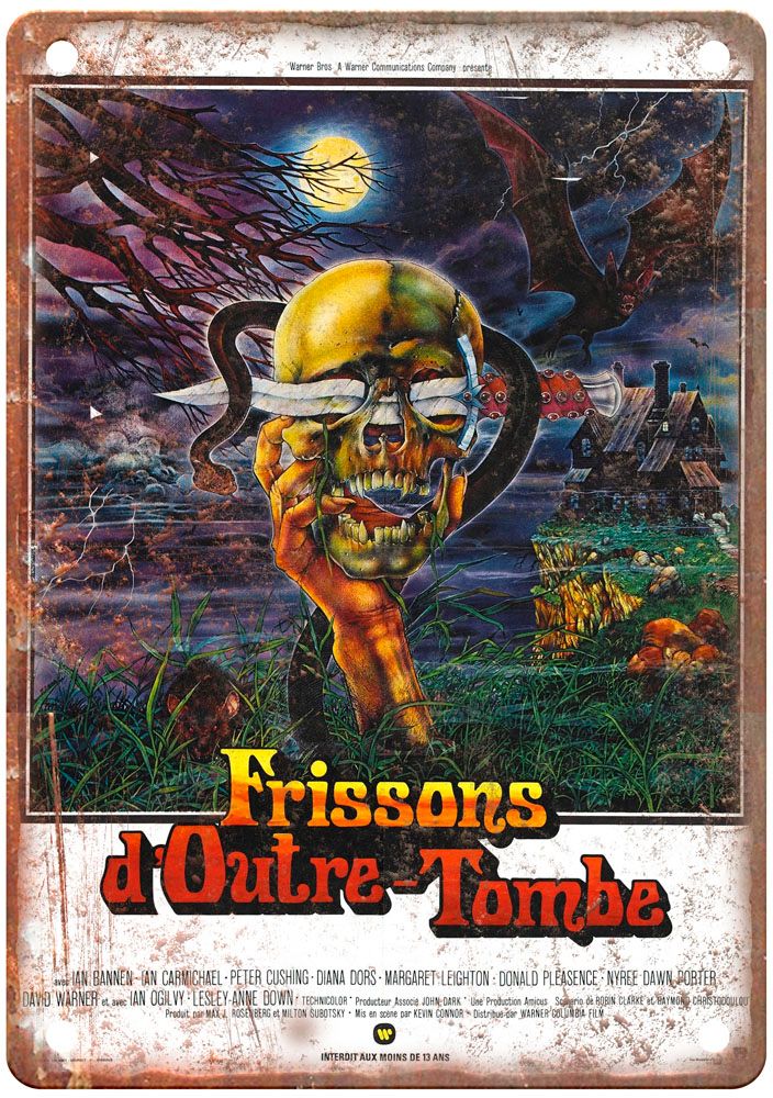 From Beyond The Grave Vintage Movie Poster Old Retro Look Metal Sign