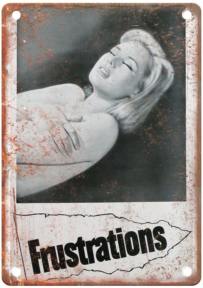 Frustrations Vintage Movie Poster Old Retro Look Metal Sign