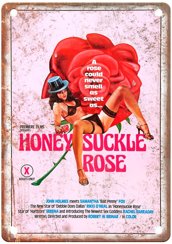 Honeysuckle Rose Vintage Movie Poster Old Retro Look Metal Sign