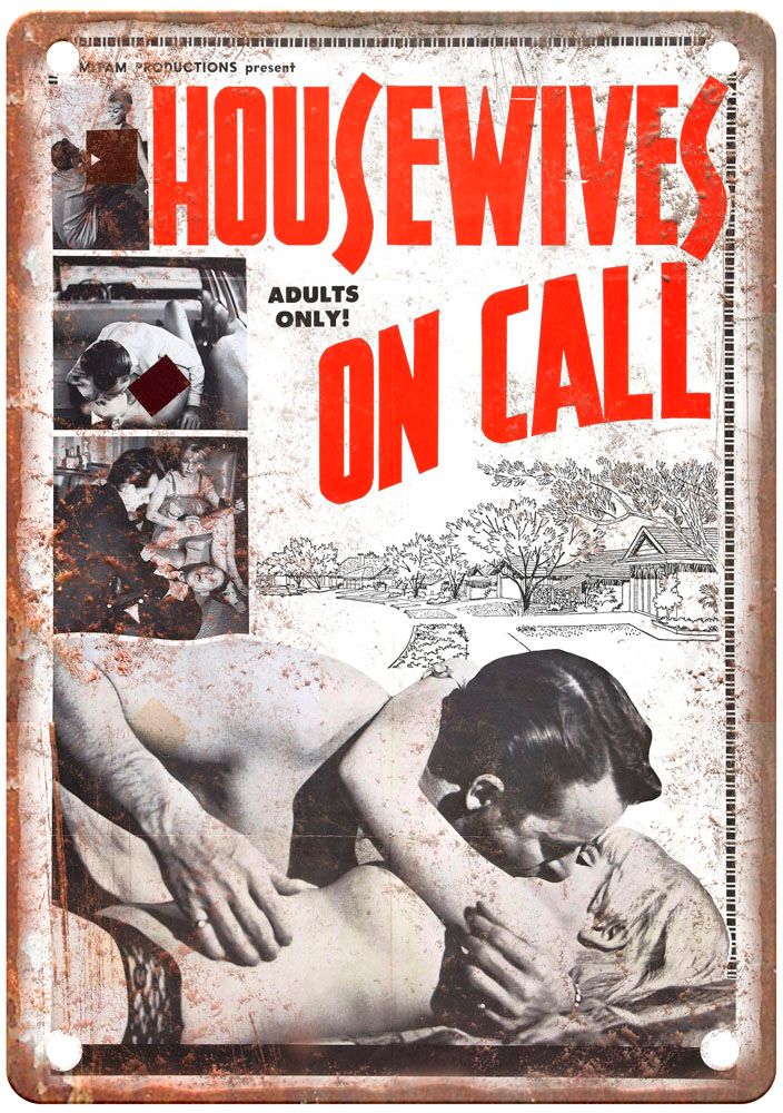 Housewives On Call Vintage Movie Poster Old Retro Look Metal Sign