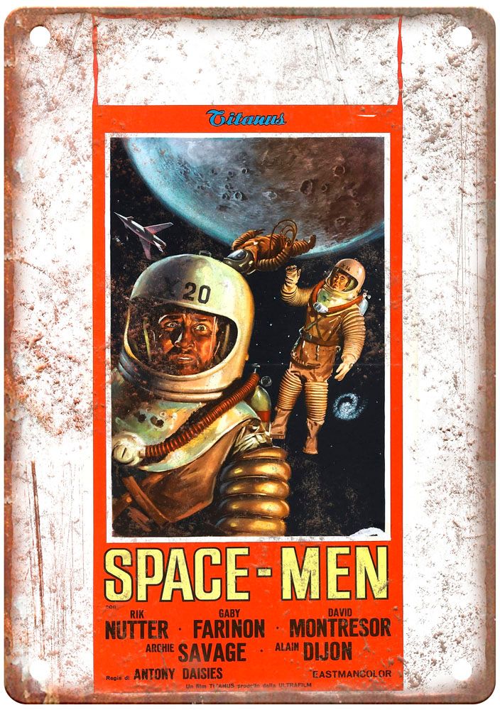 Assignment Outer Space Vintage Movie Poster Old Retro Look Metal Sign