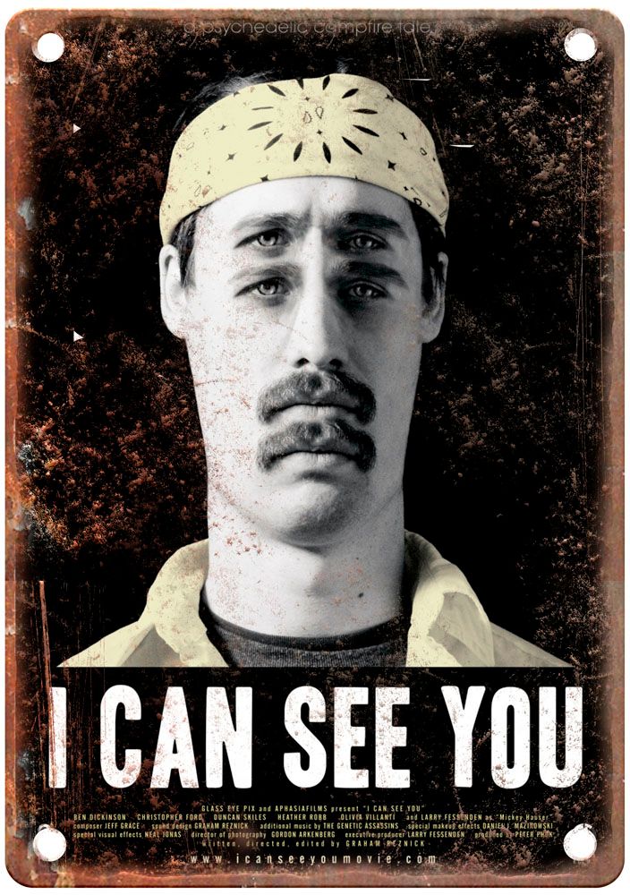 I Can See You Vintage Movie Poster Old Retro Look Metal Sign