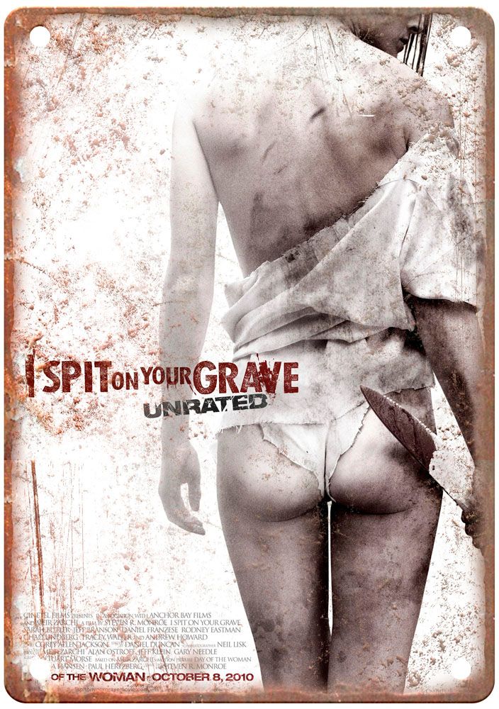 I Spit On Your Grave 20 Vintage Movie Poster Old Retro Look Metal Sign