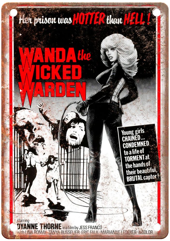 Ilsa Wicked Warden Vintage Movie Poster Old Retro Look Metal Sign