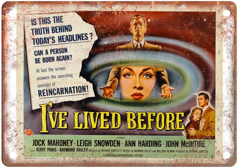 Ive Lived Before Vintage Movie Poster Old Retro Look Metal Sign