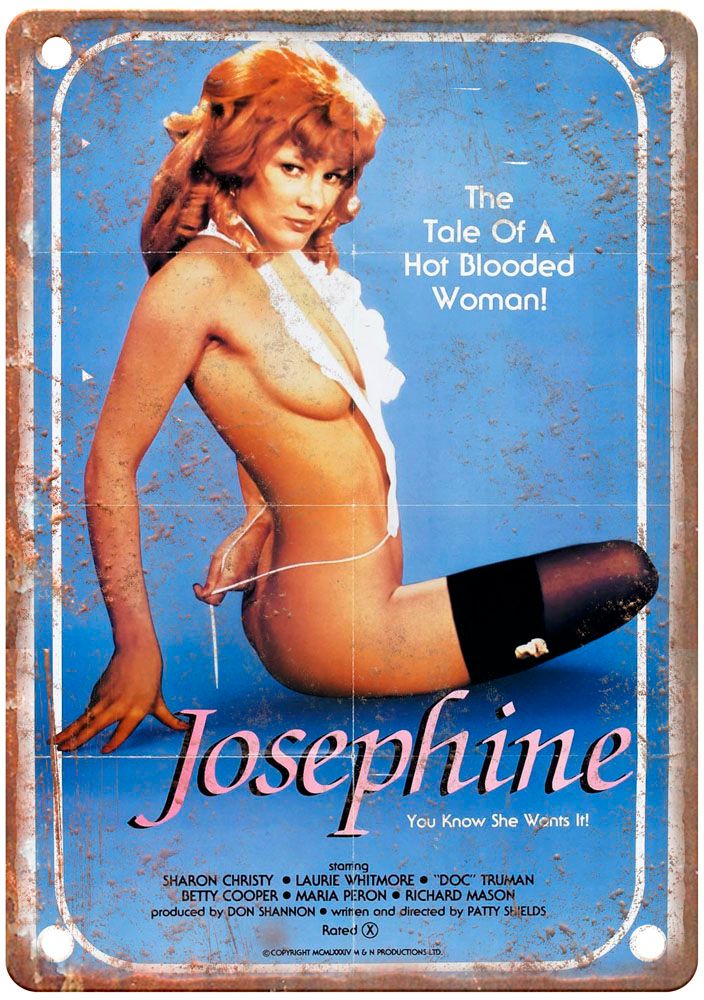 Josephine Poster Vintage Movie Poster Old Retro Look Metal Sign