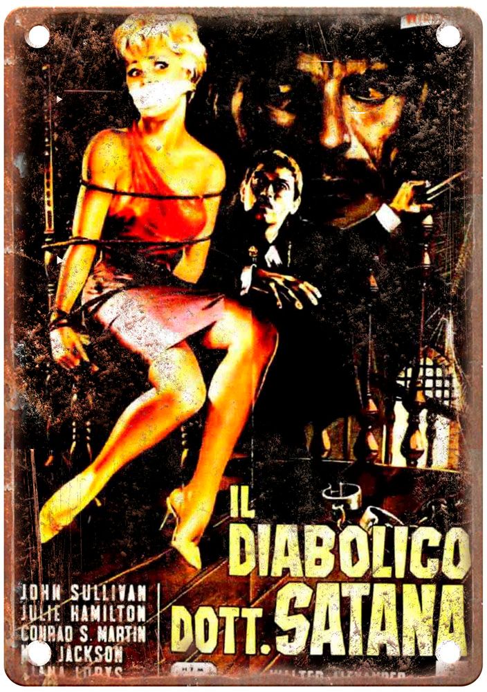 Awful Dr Orlof Vintage Movie Poster Old Retro Look Metal Sign