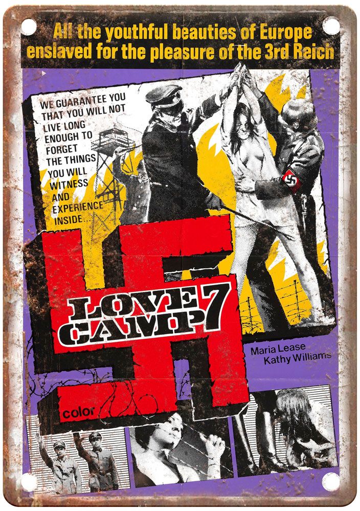 Love Camp 7 Vintage Movie Poster Old Retro Look Metal Sign