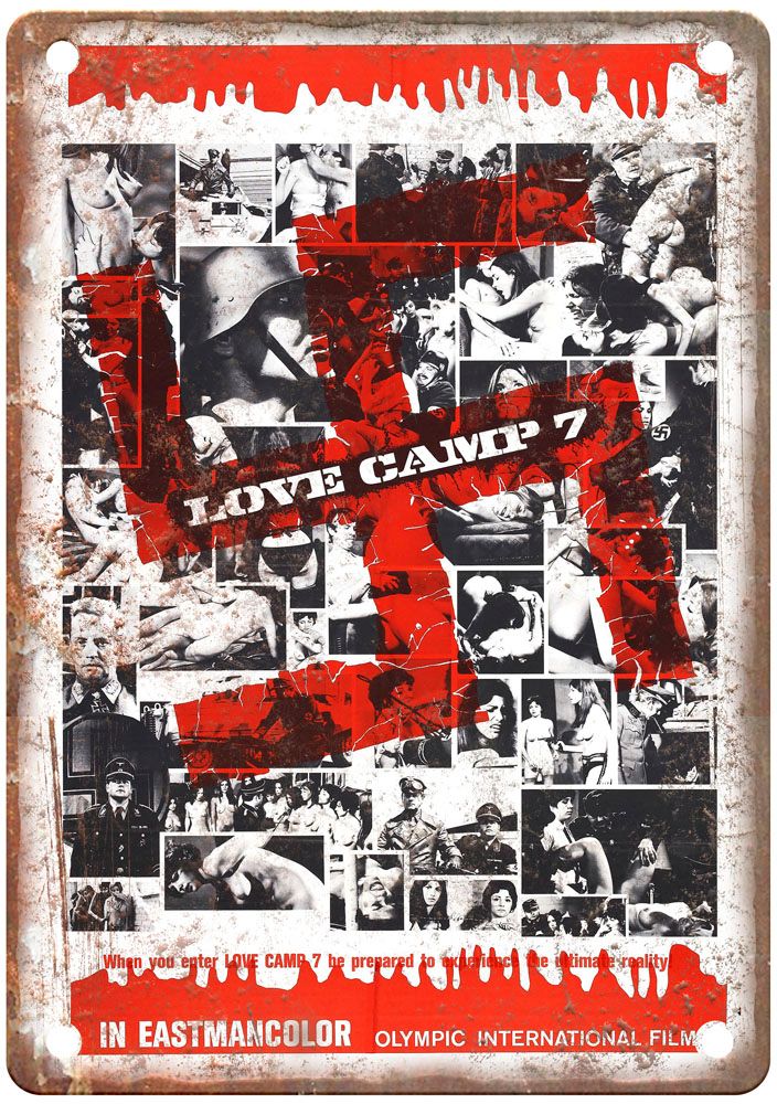 Love Camp 7 Vintage Movie Poster Old Retro Look Metal Sign