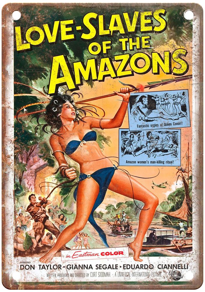 20 Million Miles To Earth Vintage Movie Poster Old Retro Look Metal Sign