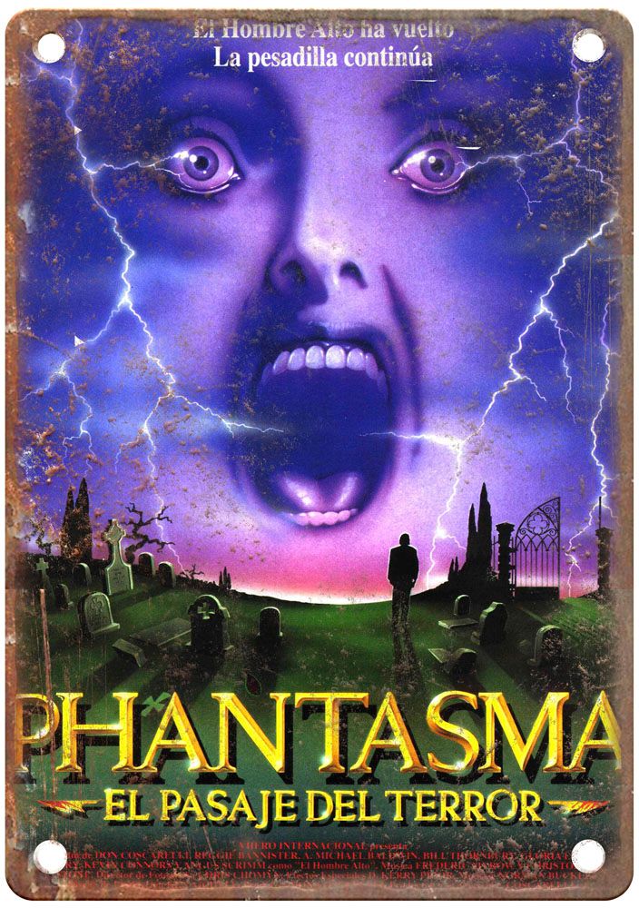 Phantasm 3 Vintage Movie Poster Old Retro Look Metal Sign