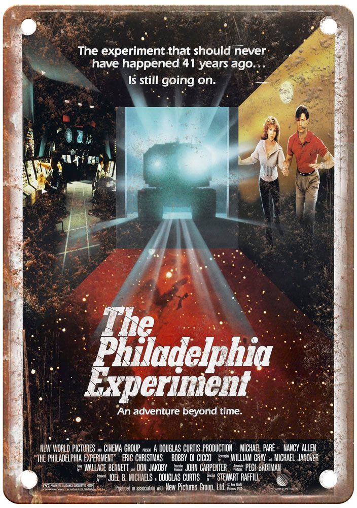 Philadelphia Experiment Vintage Movie Poster Old Retro Look Metal Sign