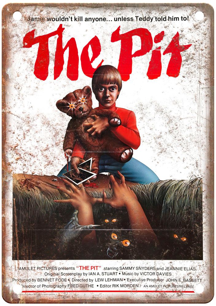 Pit Vintage Movie Poster Old Retro Look Metal Sign