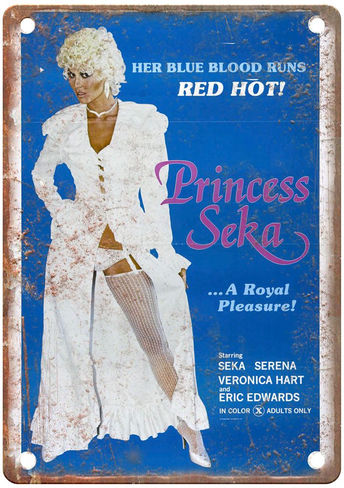 Princess Seka Vintage Movie Poster Old Retro Look Metal Sign