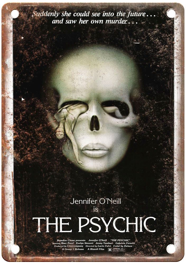 Psychic 1977 Vintage Movie Poster Old Retro Look Metal Sign