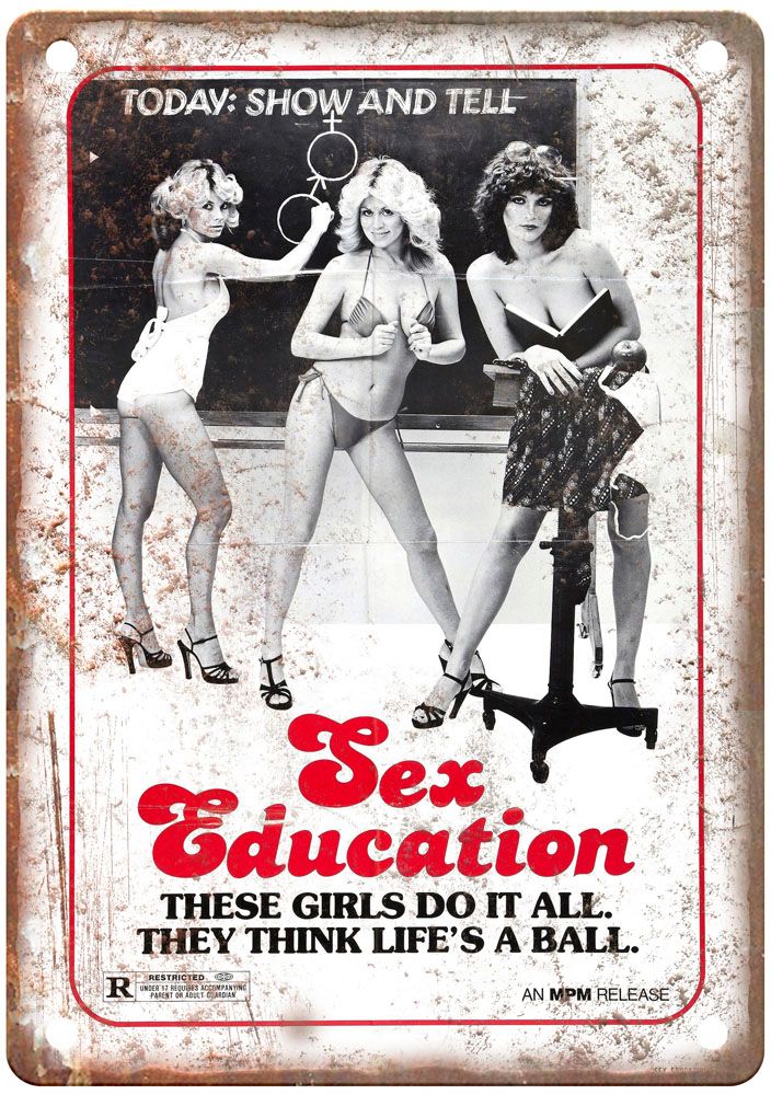 Schoolgirl Report 4 Vintage Movie Poster Old Retro Look Metal Sign