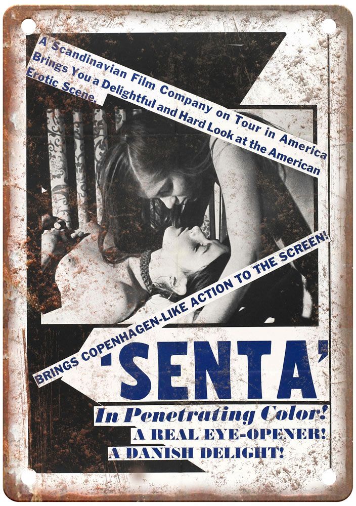 Senta Danish Pastry Vintage Movie Poster Old Retro Look Metal Sign