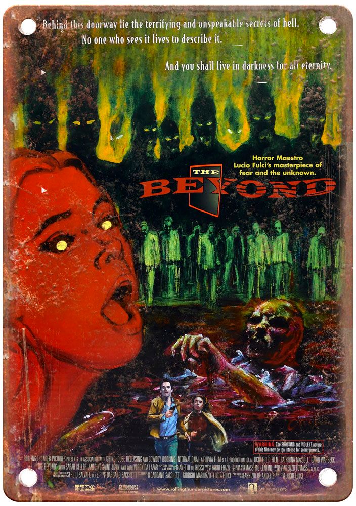 Beyond Vintage Movie Poster Old Retro Look Metal Sign