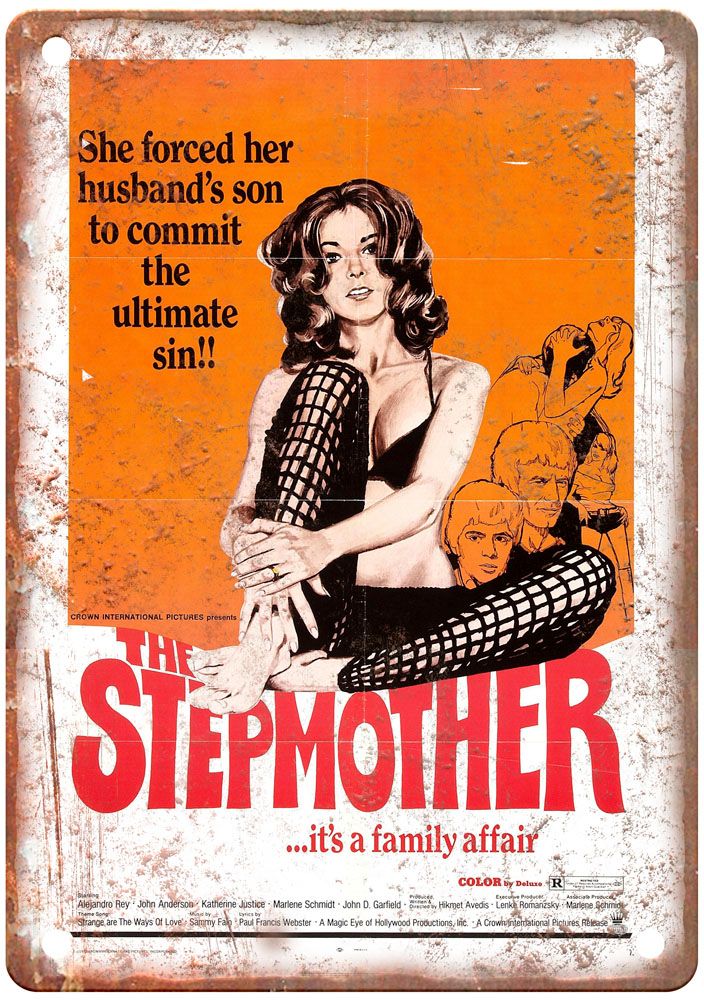 Stepmother Vintage Movie Poster Old Retro Look Metal Sign