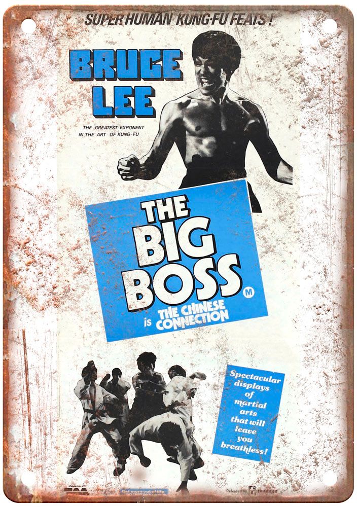 Big Boss Vintage Movie Poster Old Retro Look Metal Sign